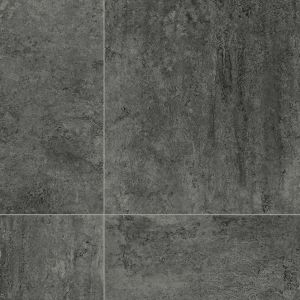Grey Stone Effect Anti-Slip Vinyl Flooring For Kitchen, Bathroom, LivingRoom, 2.2mm Thick Vinyl Sheet