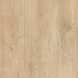Beige Wood Effect Anti-Slip Vinyl Flooring For Kitchen, Bathroom, LivingRoom, 2.5mm Thick Vinyl Sheet