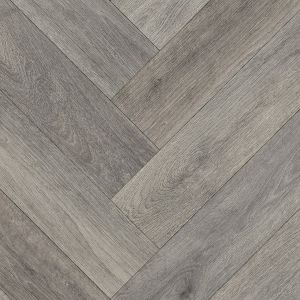 Grey Wood Effect Anti-Slip Vinyl Flooring For Kitchen, Bathroom, LivingRoom, 2.6mm Thick Vinyl Sheet
