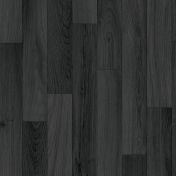 Black P1522 Wood Effect Vinyl Flooring Sheet For Living Room, Hallway, Kitchen With 2.0mm Thickness Cushion Backing Lino Sheet 